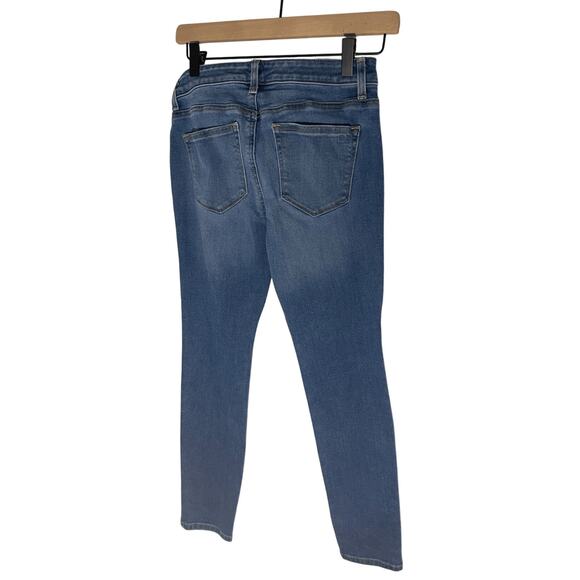 Vineyard Vines Sz 2/25 Ultra High Rise Medium Wash Preppy Women's Skinny Jeans - Picture 4 of 6